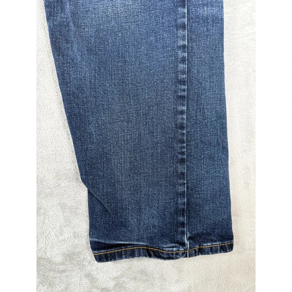 Levis 505 Mens 38x30 Blue Denim Regular Straight Fit‎ Dark Wash